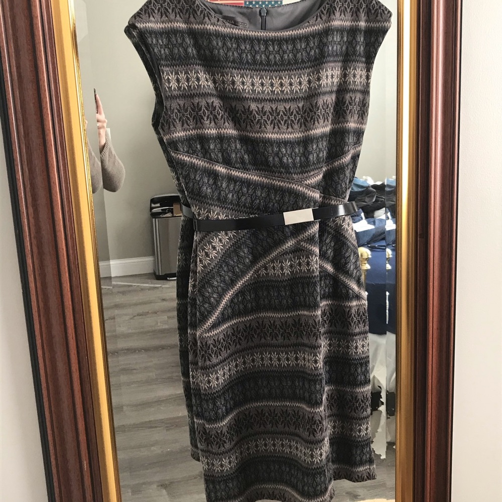 Donna Ricco Patterned Dress